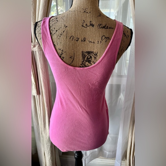 Express Pink Sequin Tank Top Size Medium - Picture 4 of 7